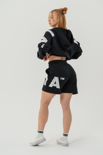 Шорты Nebbia Cotton gym shorts 6'' MUSCLE MOMMY Black 624