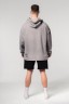 Худи Nebbia Washed-off Oversized Pullover Hoodie NO BS Light Grey 371