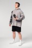 Худи Nebbia Washed-off Oversized Pullover Hoodie NO BS Light Grey 371