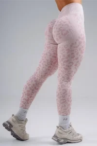 Леггинсы Nebbia Push-Up Compression Leopard Leggings PRIMAL Pink Leopard 849