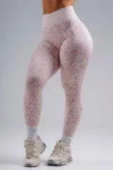 Леггинсы Nebbia Push-Up Compression Leopard Leggings PRIMAL Pink Leopard 849