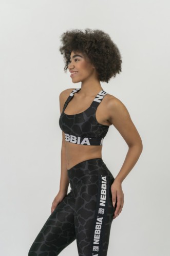 Топ NATURE-INSPIRED Sports bra Black 552