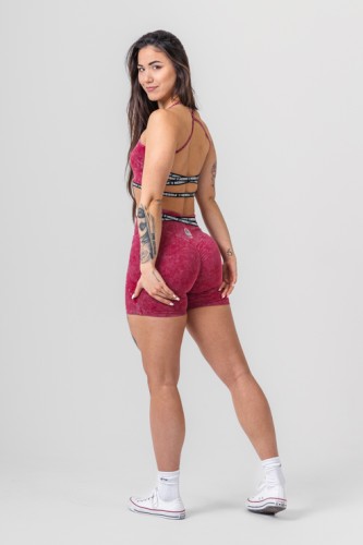 Шорти Nebbia Washed High Waisted Leggings Shorts HERITAGE Red 780