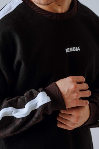 Свитшот Nebbia Relaxed Sweatshirt POWER Dark Brown Camo 903