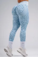 Леггинсы Nebbia Push-Up Compression Leopard Leggings PRIMAL Blue Leopard 849