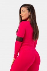 ЛОНГСЛІВ LONG SLEEVE SMART POCKET SPORTY TOP PINK 418