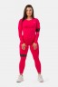 ЛОНГСЛИВ LONG SLEEVE SMART POCKET SPORTY TOP PINK 418