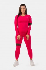 ЛОНГСЛИВ LONG SLEEVE SMART POCKET SPORTY TOP PINK 418