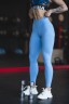 Леггинсы Active High Waist Smart Pocket Leggings 402 Light Blue