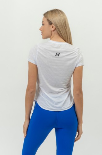 Футболка FIT Activewear T-shirt “Airy” with Reflective Logo White 438