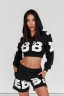 Худи Nebbia Training cropped hoodie Black 619