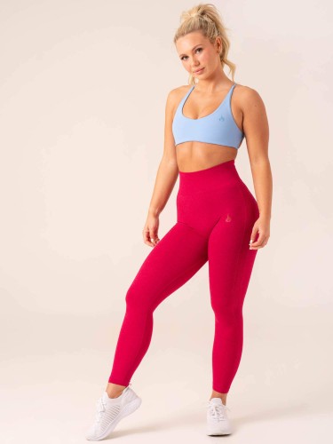 Леггинсы Ryderwear Evolve Seamless Leggings - Berry Marl