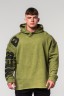Худи Nebbia Washed-off Oversized Pullover Hoodie NO BS Green 371