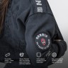 Бомбер Nebbia Washed Bomber Jacket with Contrast Lining LEGEND Black 784