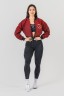 Бомбер Nebbia Washed Bomber Jacket with Contrast Lining LEGEND Black 784