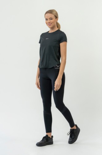 Футболка FIT Activewear T-shirt “Airy” with Reflective Logo Black 438