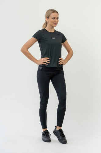Футболка FIT Activewear T-shirt “Airy” with Reflective Logo Black 438