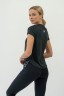 Футболка FIT Activewear T-shirt “Airy” with Reflective Logo Black 438