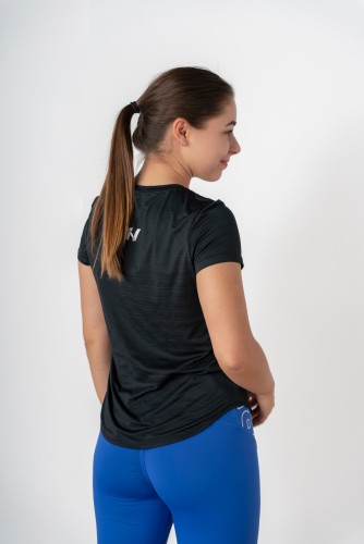 Футболка FIT Activewear T-shirt “Airy” with Reflective Logo Black 438