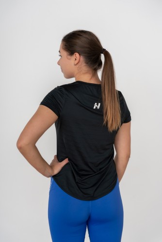 Футболка FIT Activewear T-shirt “Airy” with Reflective Logo Black 438