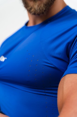 Футболка Nebbia Workout Compression T-shirt Endurance Blue 339