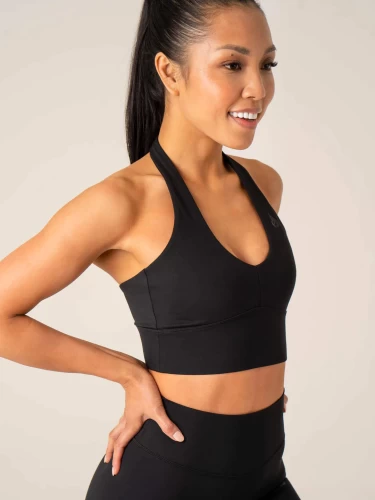 Топ Ryderwear NKD Arch Halter Sports Bra - Black