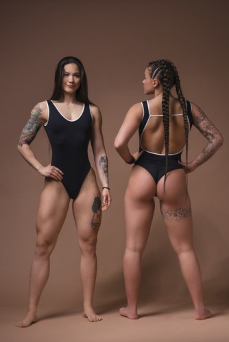 Купальник One-piece Swimsuit Black French Style 460 Black