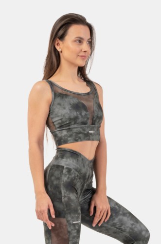 ТОП ECO CAMO GREEN MESH SPORTS BRA “BREATHE” 411