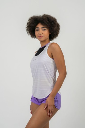 Майка FIT Activewear Tank Top “Airy” with Reflective Logo White 439