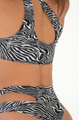 Купальные трусики Nebbia RIO DE JANEIRO bikini bottom Zebra White 748