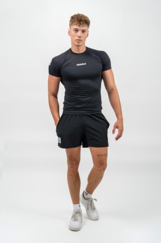 Футболка Nebbia Workout Compression T-shirt Endurance Black 339