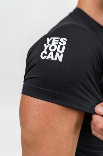 Футболка Nebbia Workout Compression T-shirt Endurance Black 339