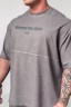 Футболка Nebbia Washed-off Oversized Heavyweight Cotton T-shirt NO SHORTCUTS Light Grey 369