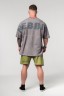 Футболка Nebbia Washed-off Oversized Heavyweight Cotton T-shirt NO SHORTCUTS Light Grey 369