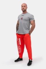 Спортивные штаны Nebbia Beast Mode On iconic sweatpants Red 186