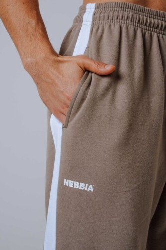 Штаны Nebbia Relaxed Sweatpants POWER Light Brown ASH 904