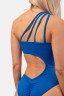 КУПАЛЬНИК ONE SHOULDER ASYMMETRICAL MONOKINI BLUE 459