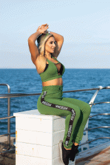 ТОП GREEN TOP WITH HOOD