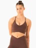Топ Serene Cross Over Sports Bra - Chocolate