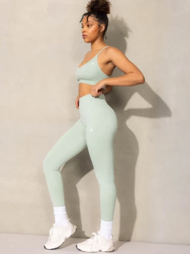 Леггинсы Ryderwear Stonewash Scrunch Seamless Leggings - Mint Stonewash