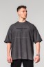 Футболка Nebbia Washed-off Oversized Heavyweight Cotton T-shirt NO SHORTCUTS Black 369