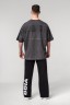Футболка Nebbia Washed-off Oversized Heavyweight Cotton T-shirt NO SHORTCUTS Black 369