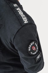 Бомбер Nebbia Washed Men's Bomber Jacket LEGEND Black 794