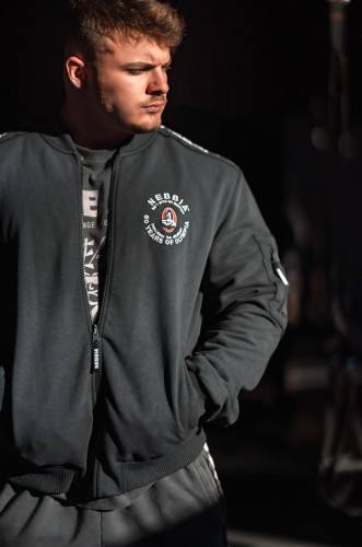 Бомбер Nebbia Washed Men's Bomber Jacket LEGEND Black 794