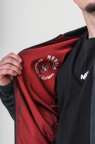 Бомбер Nebbia Washed Men's Bomber Jacket LEGEND Black 794