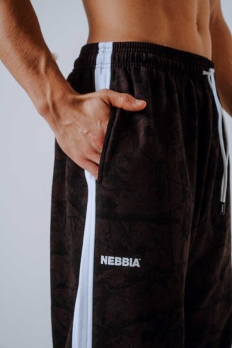 Штаны Nebbia Relaxed Sweatpants POWER Dark Brown Camo 904