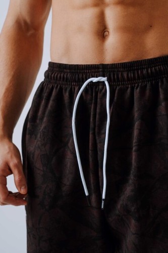 Штаны Nebbia Relaxed Sweatpants POWER Dark Brown Camo 904