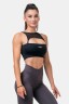 Топ Nebbia Classic Hero Cut-Out Sports Bra Black 579
