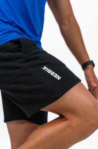 Шорты Nebbia Athletic Sweatshorts Maximum Black 336