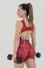 Топ Nebbia Crop tank top ROUGH GIRL Red 617